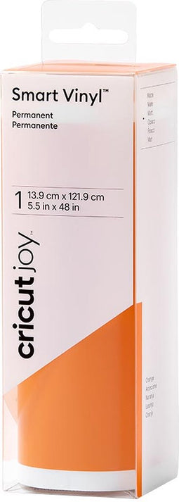 Cricut Joy Smart Vinyl Permanent 14x122cm – Oranje, Mat (1 vel)