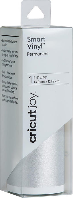 Cricut Joy Smart Vinyl Permanent 14x122cm – Shimmer Zilver (1 vel)