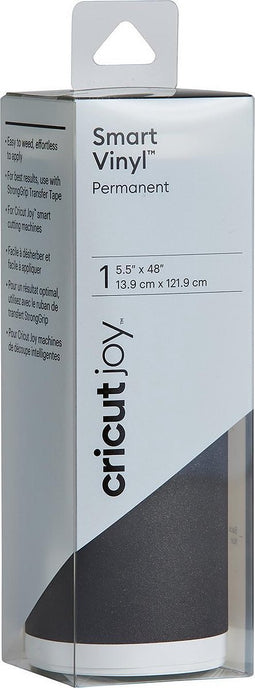 Cricut Joy Smart Vinyl Permanent 14x122cm – Shimmer Zwart (1 vel)