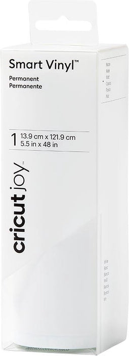 Cricut Joy Smart Vinyl Permanent 14x122cm – Wit, Mat (1 vel)