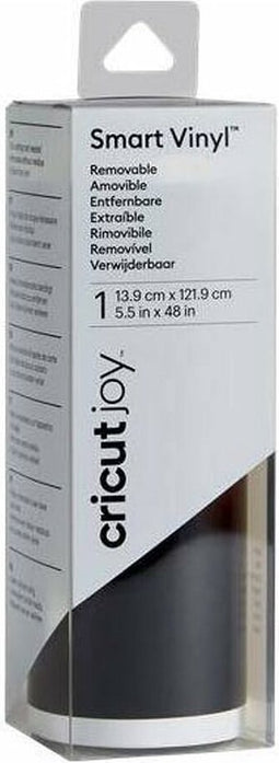 Cricut Joy Smart Vinyl Verwijderbaar 14x122cm – Zwart (1 vel)