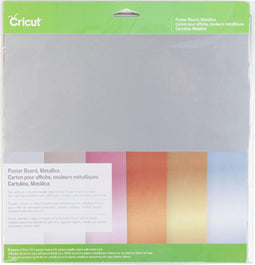 Cricut Posterboard 30x30cm - Metallic - 6 sheets