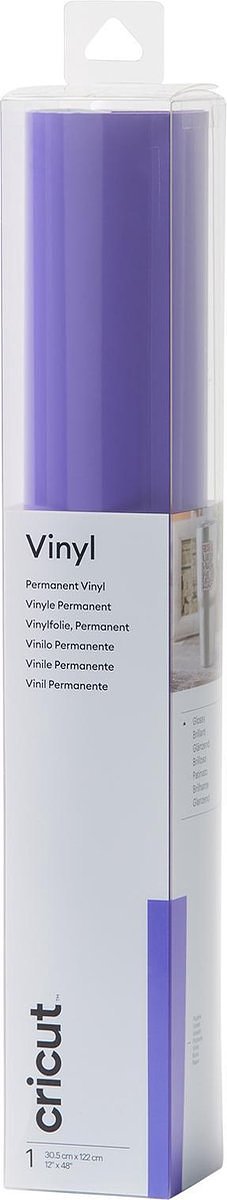 Cricut Premium Vinyl Permanent 30x120cm – Paars