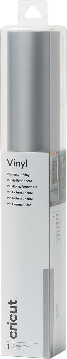 Cricut Premium Vinyl Permanent 30x120cm – Zilver