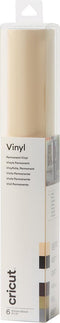 Cricut Premium Vinyl Permanent 30x30cm – Basics (6 vellen)
