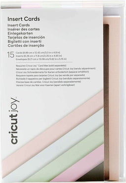 Cricut R10 Insteekkaarten 8,9x12,1cm – Macarons (15 stuks)