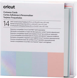 Cricut R40 Uitsnijkaarten 12,1x16,8cm – Pastel (12 stuks)