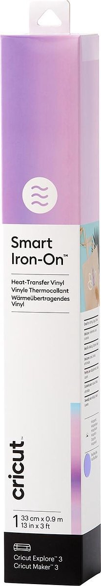 Cricut Smart Iron-On 33x91cm – Holografisch transblauw (1 vel)