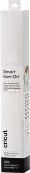 Cricut Smart Iron-On 33x91cm – Wit met glitters (1 vel)