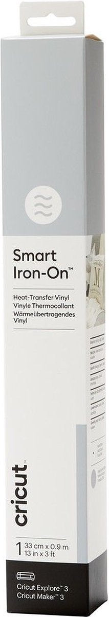 Cricut Smart Iron-On 33x91cm – Zilver