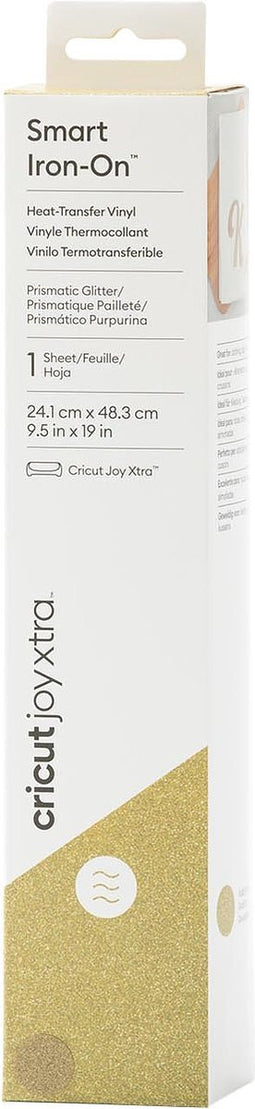 Cricut Smart Iron-On - Prismatic goud met glitters - 24x48cm