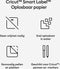 Cricut Smart Labels Oplosbaar 33x61cm – Wit (1 vel)