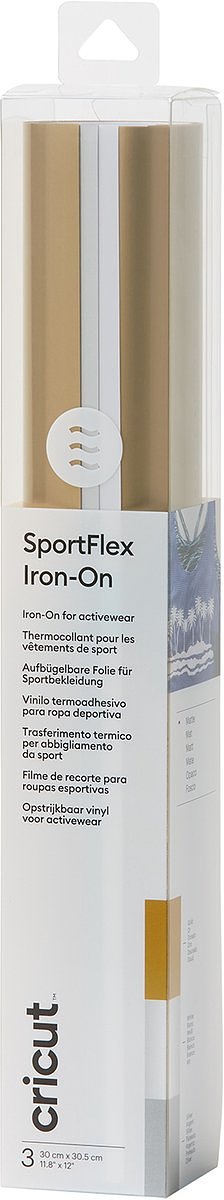 Cricut SportFlex Iron-On 28x30cm – Classics (3 vellen)
