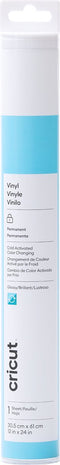 Cricut Vinyl Permanent 30x60cm – Kleurverandering bij kou (blauw)