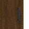 vidaXL - Dressoir - 69,5x34x90 - cm - bewerkt - hout - bruin - eikenkleur