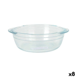 Serveerschaal Quttin Quttin Glas 2,3 L 26 cm (8 Stuks)