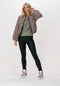 Object Objbelle MW Coated Leggings - Dames Legging met knipbare lengte - Zwart