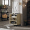 vidaXL - Dressoir - 57x35x70 - cm - bewerkt - hout - sonoma - eikenkleurig