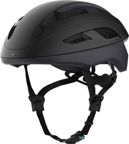 CRNK Angler Fietshelm – Volwassenen – 180 gram – Reflecterend – Zwart - Maat M - Verstelbaar - 12 Ventilatiegaten - Heren Dames - Racefietshelm - 54 - 57 cm