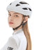 CRNK Angler Fietshelm – Volwassenen – 198 gram – Reflecterend – Wit mat - Maat L - Verstelbaar - 12 Ventilatiegaten - Heren Dames - Racefietshelm - 58 - 62 cm