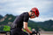 CRNK Veloce Fietshelm - 250 gram lichtgewicht - Magnetische Sluiting - Maat L - Kleur Rood