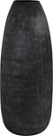Light & Living Vaas Givrin - Zwart - 22.5x22.5x51cm - Modern