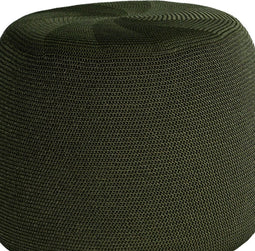 Crochette poef dia. 55 cm moss