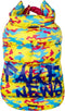 Croci hondenjas fake news geel / blauw / fuchsia (45 CM)
