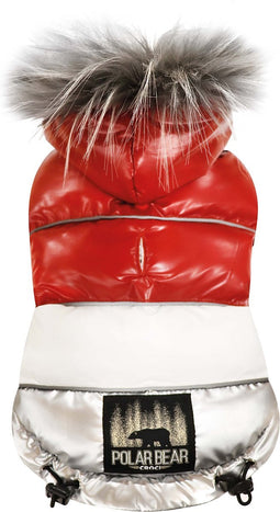 Croci hondenjas padded polar bear rood 30 cm