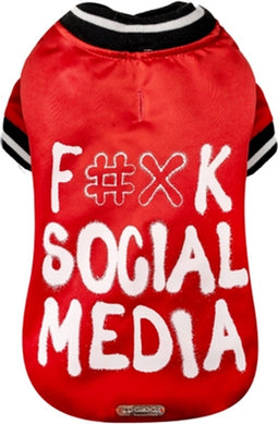 Croci hondenjas social media rood (45 CM)