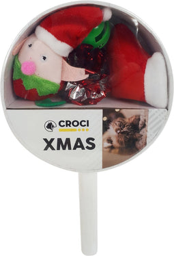 Croci xmas cat lolly met speelgoed