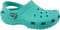 Crocs Classic slippers Slippers - Maat 41/42 - Unisex - blauw/groen