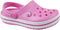 Crocs Crocband Sandalen - Maat 27/28 - Meisjes - roze/wit