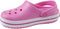 Crocs Crocband Sandalen - Maat 27/28 - Meisjes - roze/wit