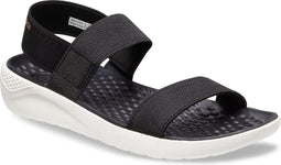 Crocs LiteRide Sandalen - Maat 36/37 - Vrouwen - zwart/wit