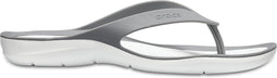 Crocs - Swiftwater Flip W - Slipper Dames - 38 - 39 - Grijs