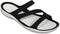 Crocs - Swiftwater Sandal Women - Dames Sandaal - 37 - 38 - Zwart