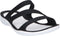 Crocs - Swiftwater Sandal Women - Dames Sandaal - 37 - 38 - Zwart