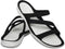 Crocs - Swiftwater Sandal Women - Dames Sandaal - 37 - 38 - Zwart
