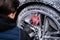 CROP Red Wheel Brush - Velgenborstel