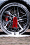 CROP Red Wheel Brush - Velgenborstel
