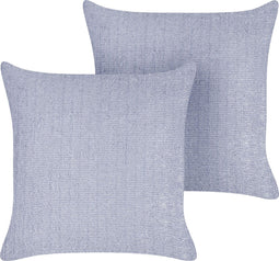 CROSSANDRA - Sierkussen set van 2 - Paars - Polyester