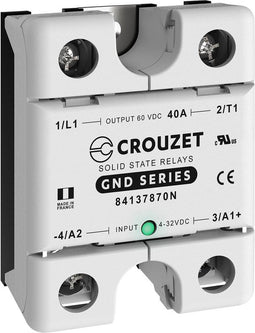 Crouzet Halfgeleiderrelais 84137870N 40 A Schakelspanning (max.): 60 V/AC DC-circuit 1 stuk(s)
