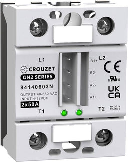 Crouzet Halfgeleiderrelais 84140603N 50 A Schakelspanning (max.): 660 V/AC Speciale nuldoorgang 1 stuk(s)