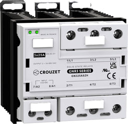 Crouzet Halfgeleiderrelais GNR25DCZH 25 A Schakelspanning (max.): 660 V/AC Speciale nuldoorgang 1 stuk(s)
