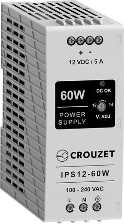 Crouzet Industriële netvoeding 12 V 5 A 60 W Inhoud: 1 stuk(s)