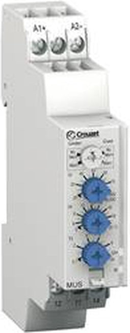 Crouzet MUS80 Bewakingsrelais 24, 24 - 48, 48 V/DC, V/AC 1x wisselcontact 1 stuk(s)