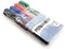 Crown permanent marker, schuine punt, schrijfbreedte 1 - 3 mm, etui van 4 stuks