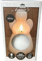 Anna's Collection - Kaars engel wax led 3d vlam op batterij met tim...