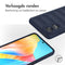 imoshion Hoesje - Geschikt voor Oppo A58 - EasyGrip Backcover - Donkerblauw